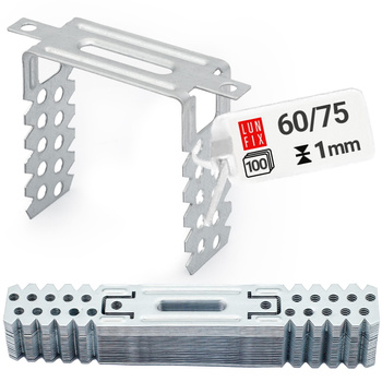 100 x 60/75mm Direktabhänger für Trockenbau Für CD-Profile 60/27