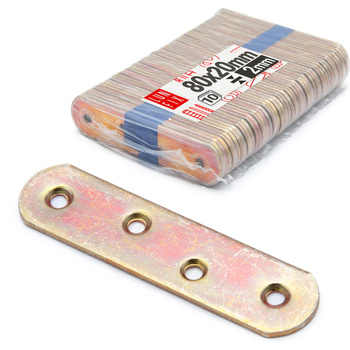 Möbel Flachverbinder 80x20x2mm 10er Set