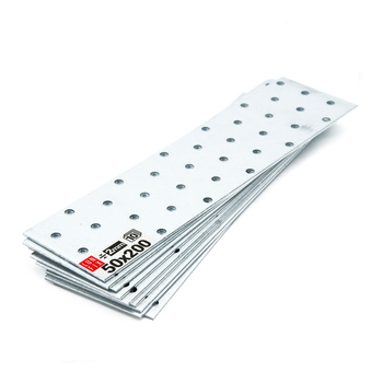 Flachverbinder 50x200x2mm Lochplatte 10 Stk