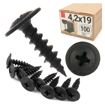 Schnellbauschrauben 4,2x19 mit Scheibenkopf 100stk.