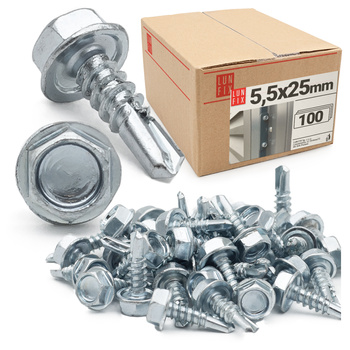 Bohrschrauben 5,5x25 100Stk.