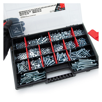 540 stück Sortiment Satz Schrauben Muttern Unterlegscheiben M5-M6