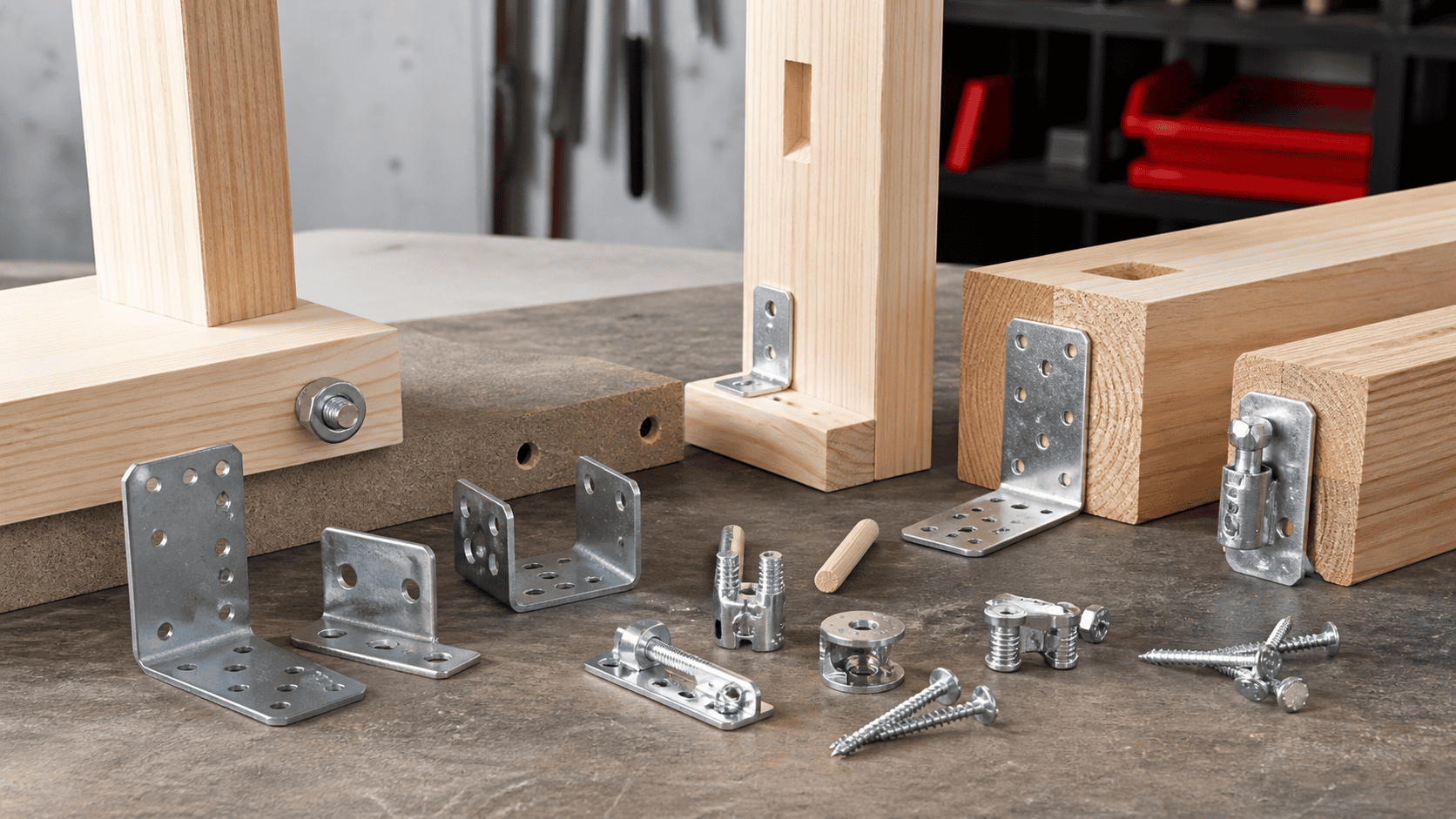 Aus welchen Materialien bestehen Moebelverbinder