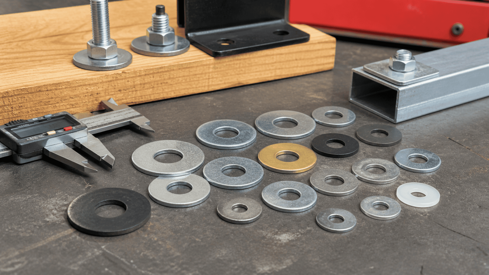 Aus welchen Materialien bestehen Unterlegscheiben