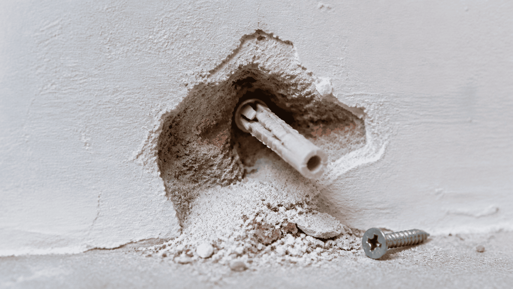 Warum faellt der Dübel aus der Wand
