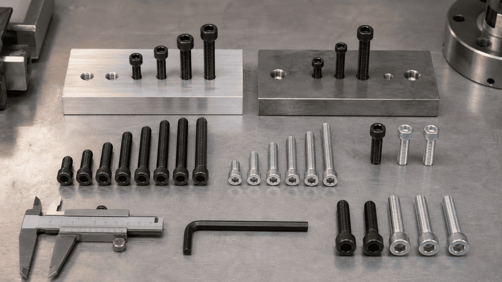 Innensechskantschrauben für Metall: wie auswählen