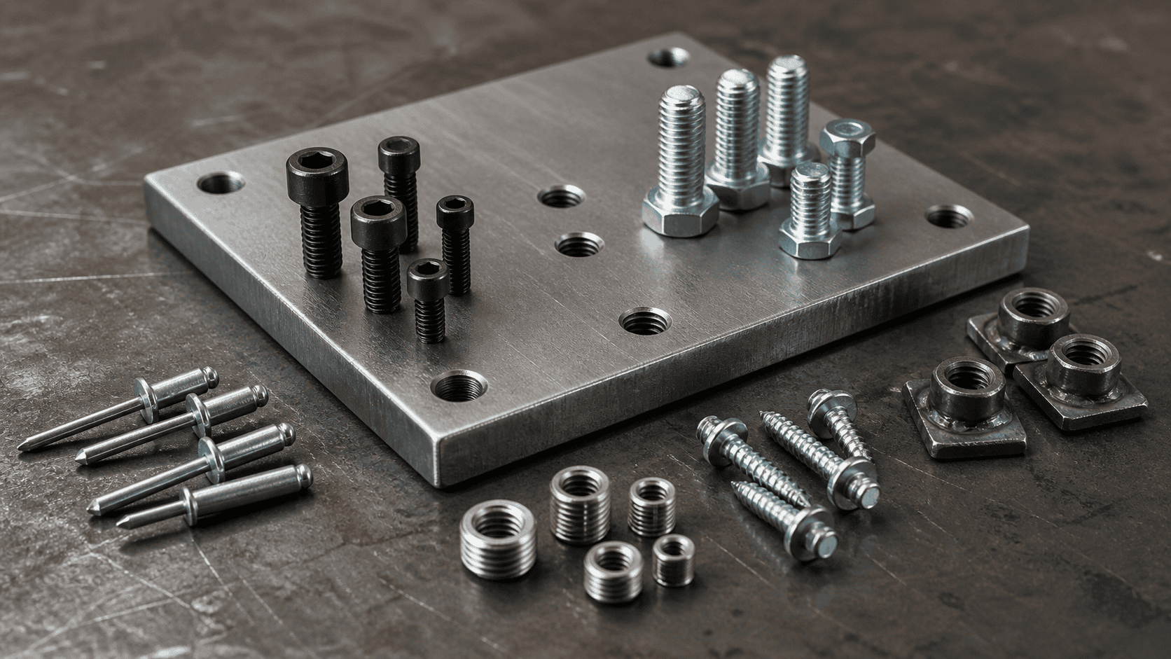 Innensechskantschrauben oder alternative Befestigung für Metall