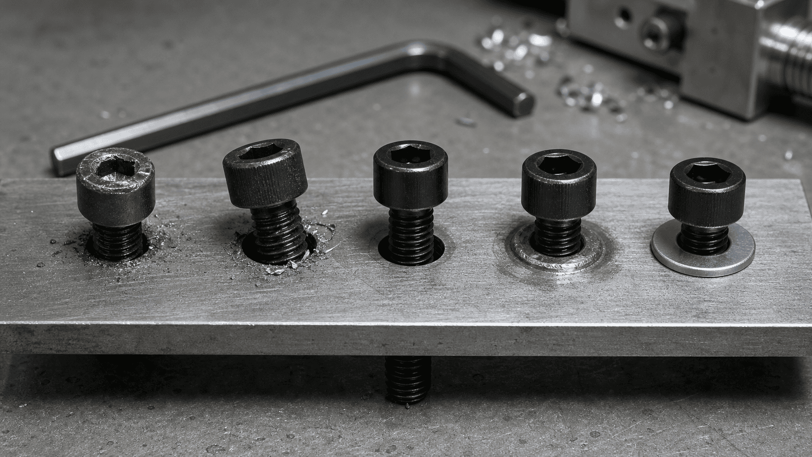 Wie vermeidet man Montagefehler bei Innensechskantschrauben für Metall