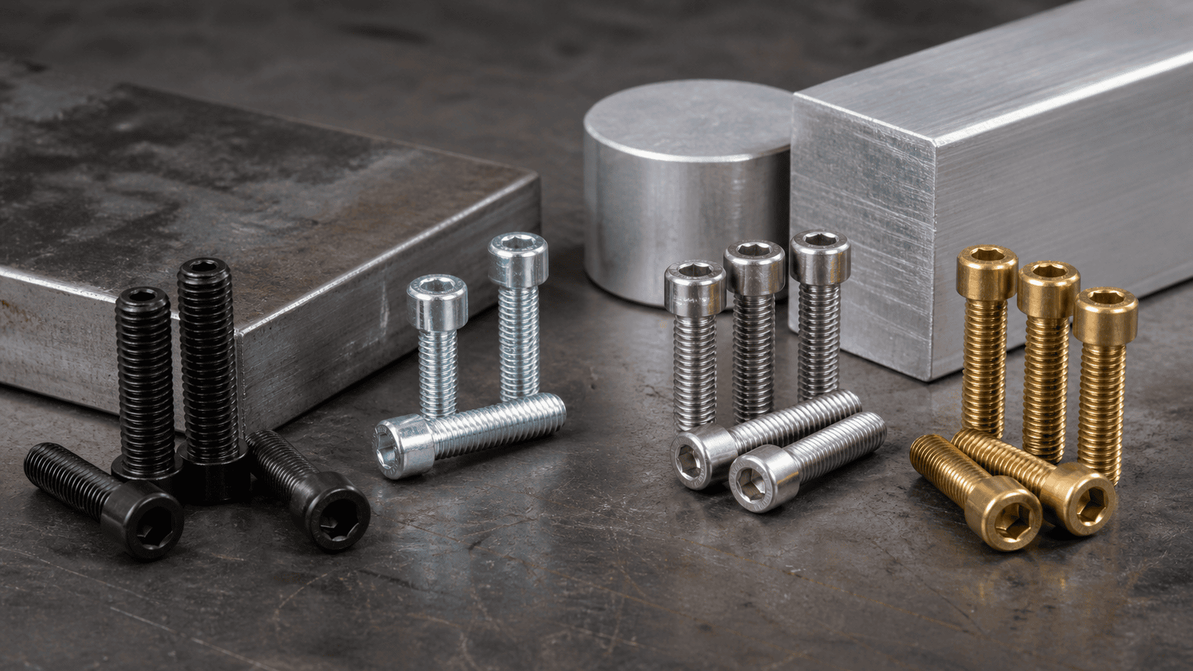 Aus welchen Materialien bestehen Innensechskantschrauben