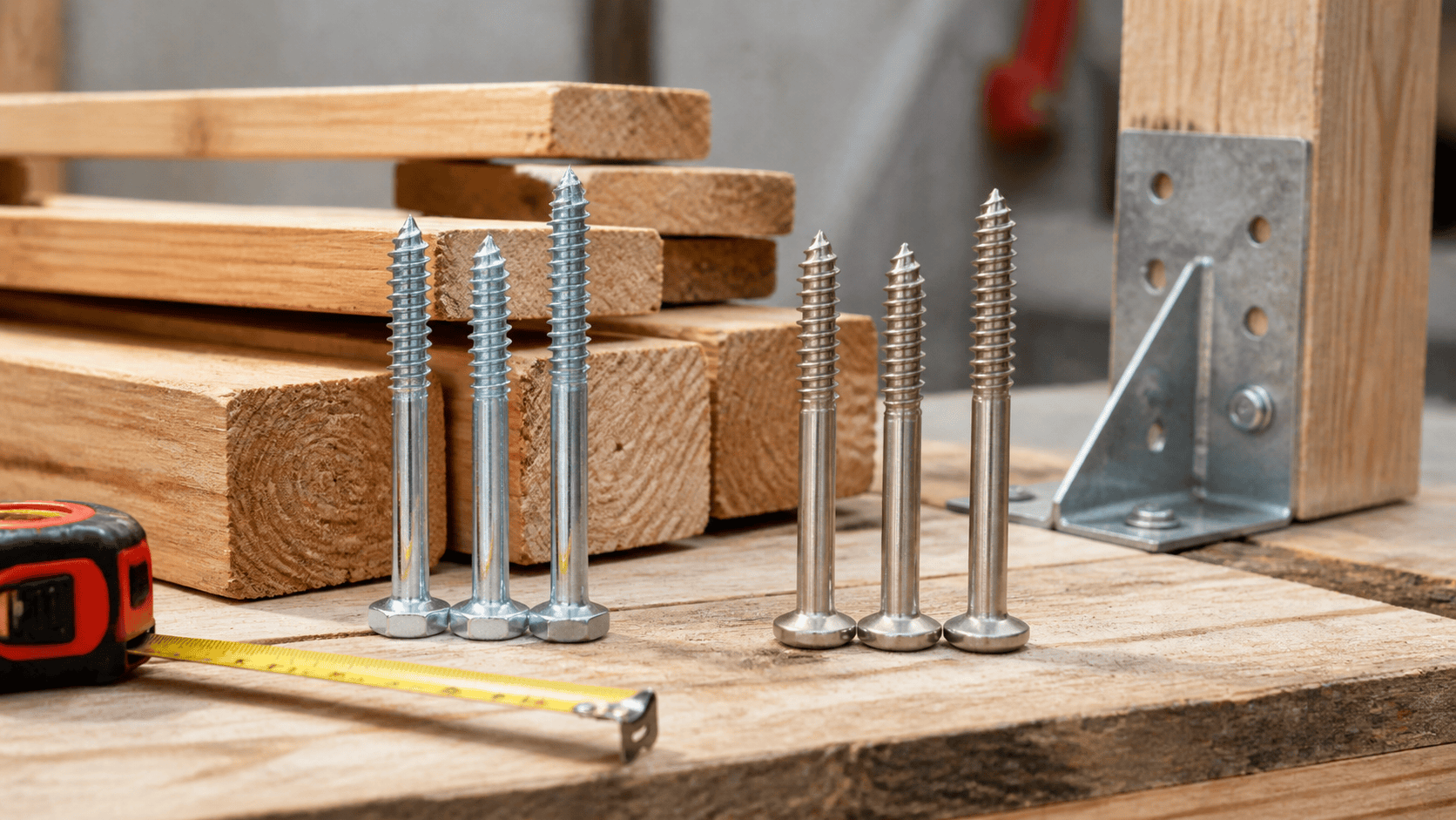 Wie waehlt man Zubehoer fuer Produkte aus der Gruppe Schlossschrauben bei Holz