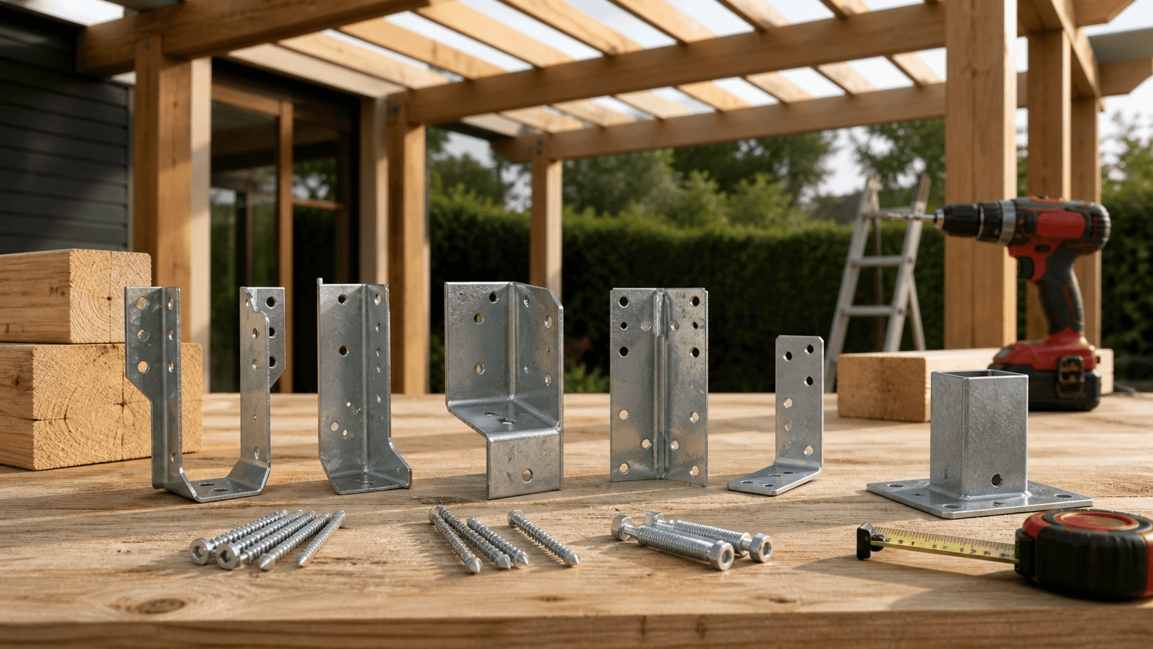 Wie waehlt man Holzverbinder fuer Pergola