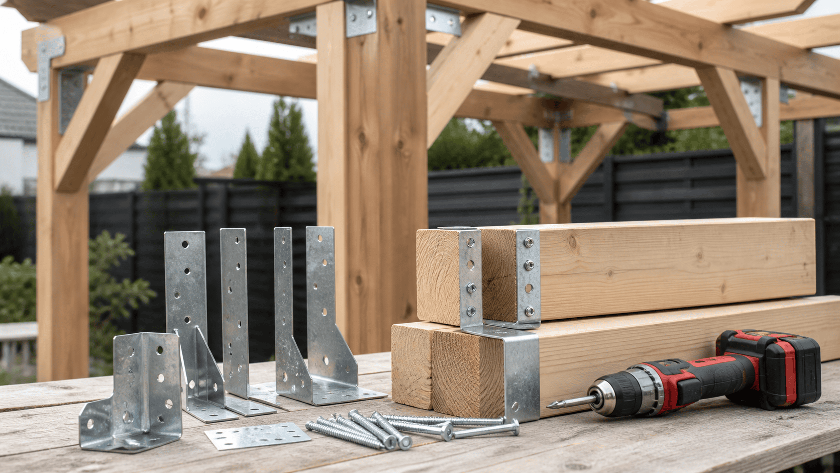 Welche Holzverbinder fuer Pergola