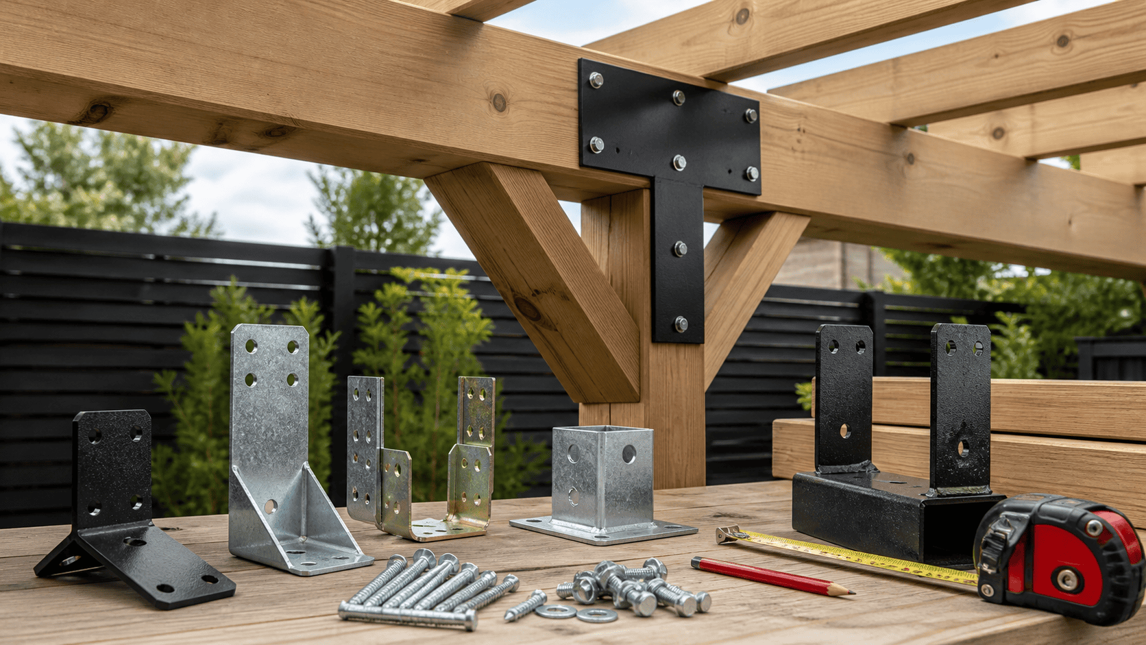 Holzverbinder fuer Pergola richtig auswaehlen