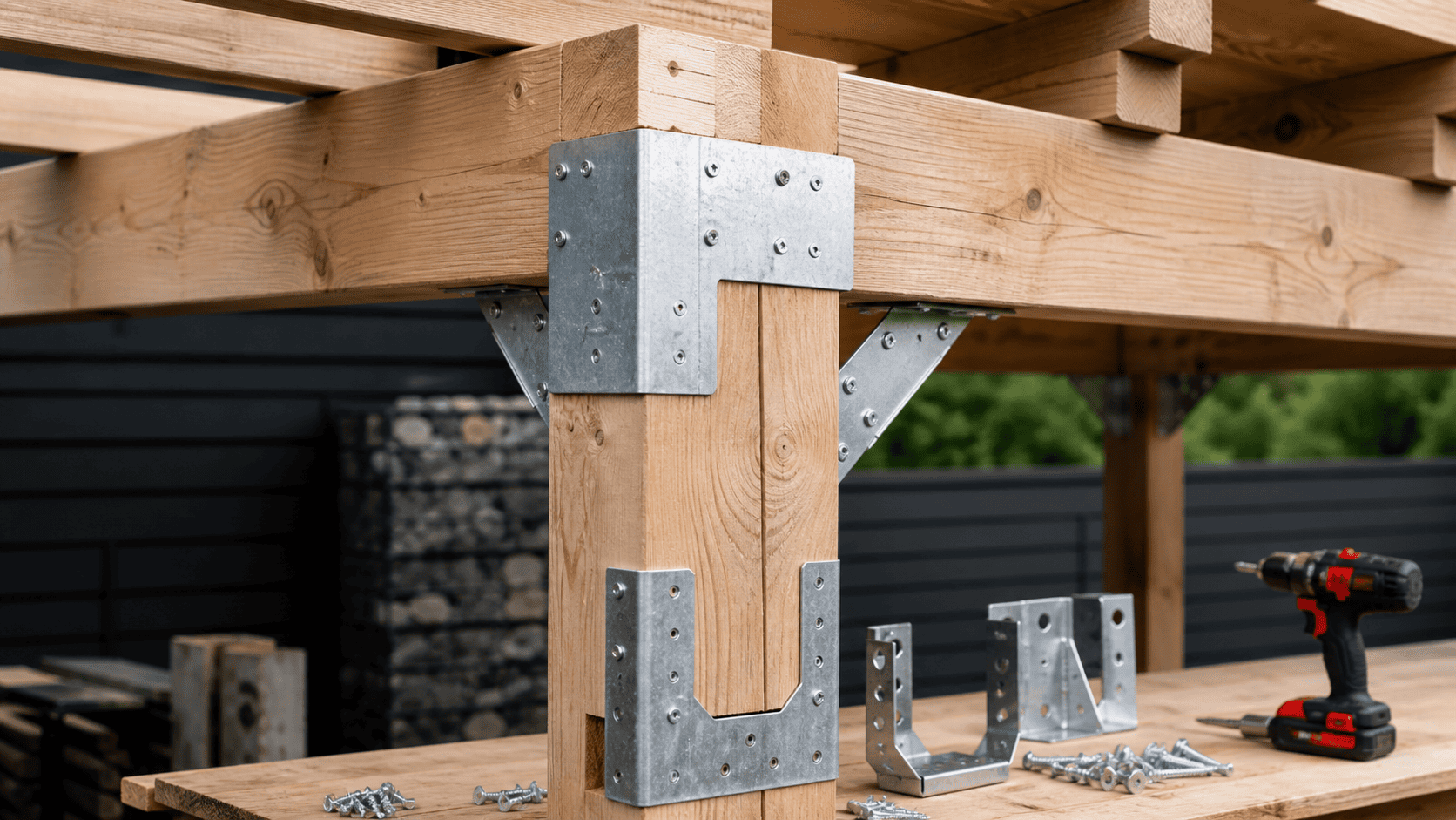 Welche Belastung halten Holzverbinder bei Pergola