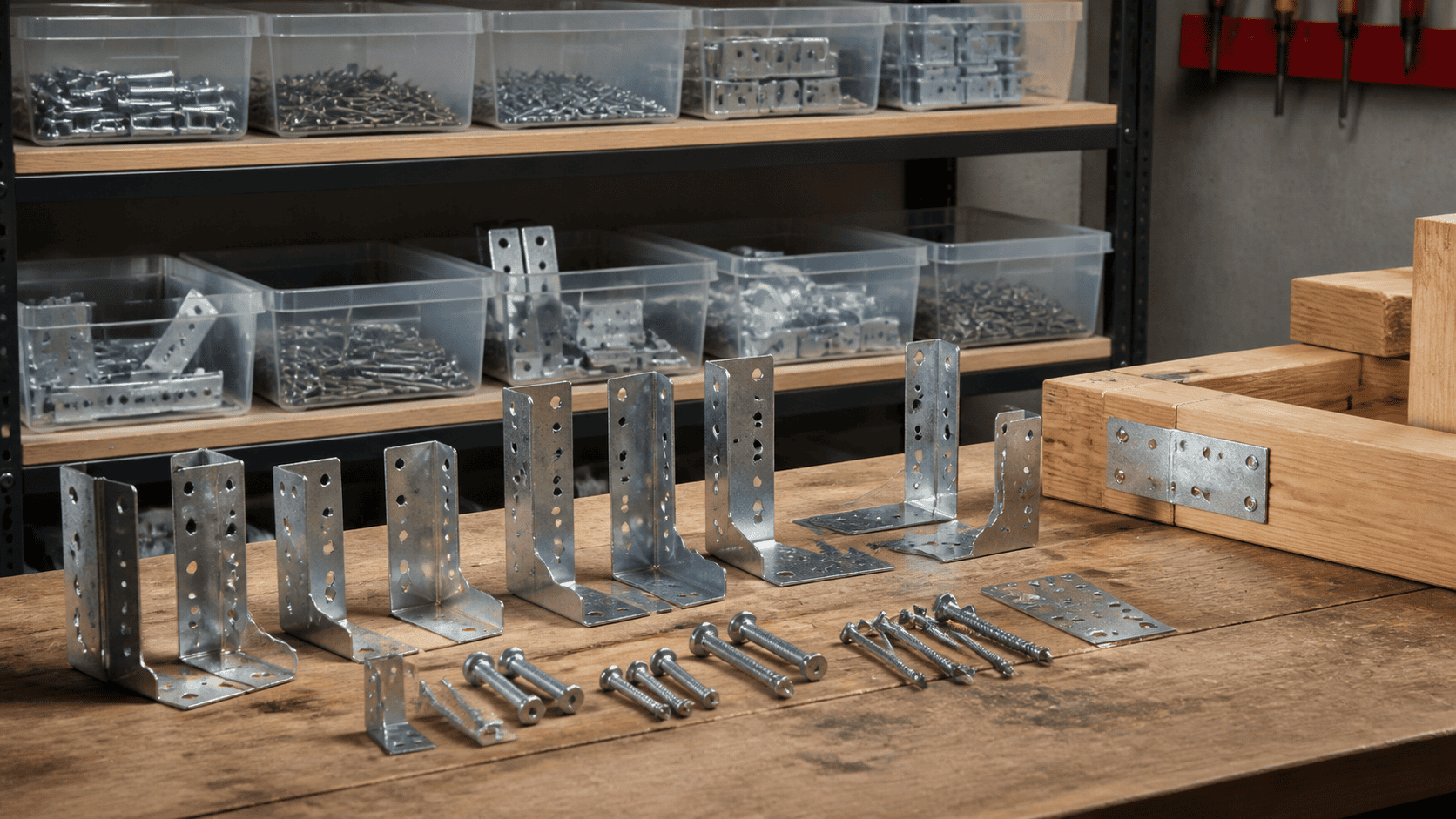 Wie lagert man Holzverbinder
